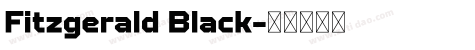 Fitzgerald Black字体转换